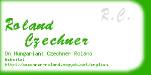 roland czechner business card